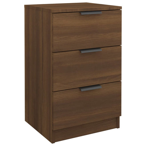 vidaXL Bedside Cabinet Brown Oak 40x36x65 cm