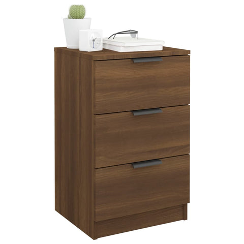 vidaXL Bedside Cabinet Brown Oak 40x36x65 cm