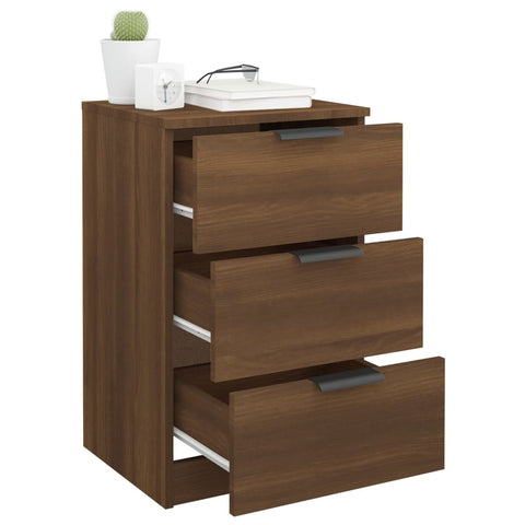 vidaXL Bedside Cabinet Brown Oak 40x36x65 cm
