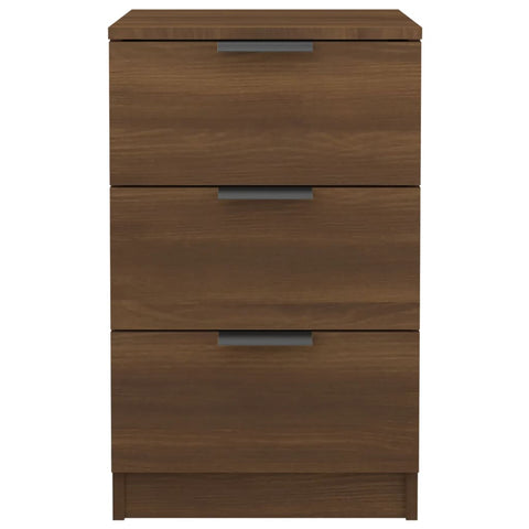 vidaXL Bedside Cabinet Brown Oak 40x36x65 cm