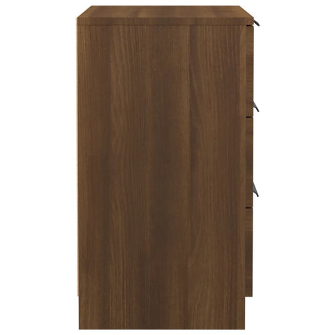 vidaXL Bedside Cabinet Brown Oak 40x36x65 cm