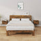 vidaXL Wall-mounted Bedside Cabinets 2 pcs Smoked Oak 34x30x20 cm