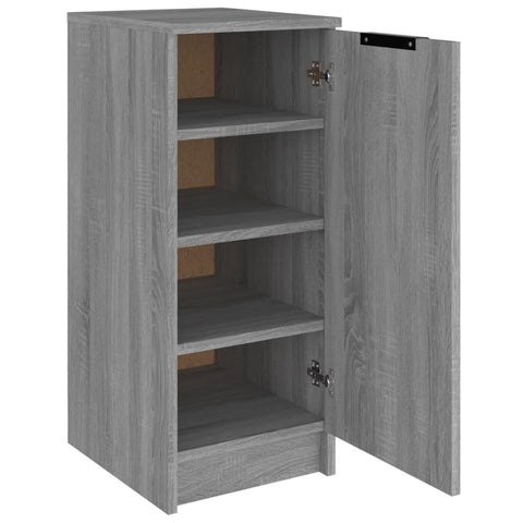 vidaXL Shoe Cabinet Grey Sonoma 30x35x70 cm Engineered Wood