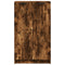 vidaXL Shoe Cabinet Smoked Oak 59x35x100 cm Engineered Wood