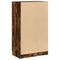 vidaXL Shoe Cabinet Smoked Oak 59x35x100 cm Engineered Wood