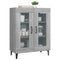vidaXL Sideboard Grey Sonoma 69.5x34x90 cm Engineered Wood