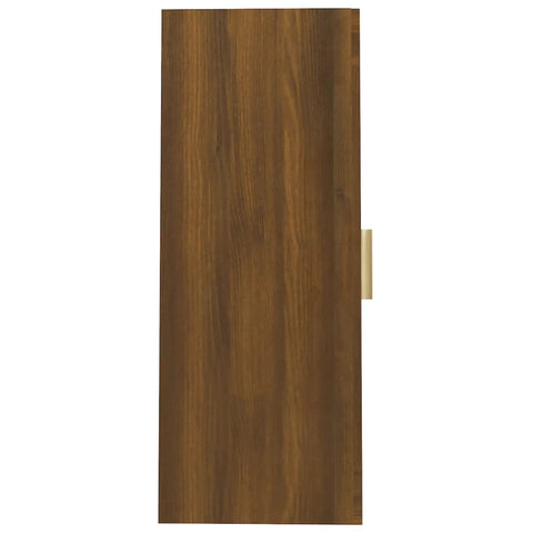 vidaXL Hanging Wall Cabinet Brown Oak 69.5x34x90 cm