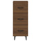 vidaXL Sideboard Brown oak 34.5x34x90 cm Engineered Wood