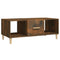 vidaXL Coffee Table Smoked Oak 102x50x40 cm Engineered Wood