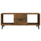 vidaXL Coffee Table Smoked Oak 102x50x40 cm Engineered Wood