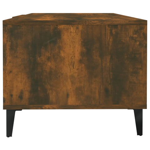 vidaXL Coffee Table Smoked Oak 102x50x40 cm Engineered Wood