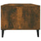 vidaXL Coffee Table Smoked Oak 102x50x40 cm Engineered Wood