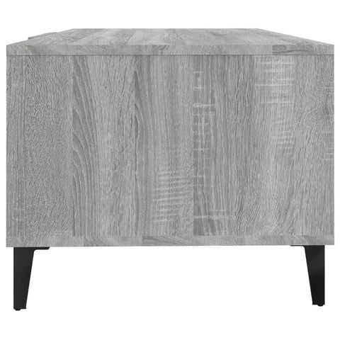 vidaXL Coffee Table Grey Sonoma 102x50x40 cm Engineered Wood