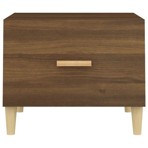 vidaXL Coffee Table Brown Oak 50x50x40 cm Engineered Wood