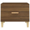 vidaXL Coffee Table Brown Oak 50x50x40 cm Engineered Wood