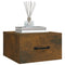 vidaXL Wall-mounted Bedside Cabinets 2 pcs Smoked Oak 35x35x20 cm