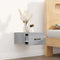 vidaXL Wall-mounted Bedside Cabinet Grey Sonoma 35x35x20 cm