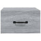 vidaXL Wall-mounted Bedside Cabinet Grey Sonoma 35x35x20 cm