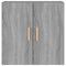 vidaXL Wall Cabinet Grey Sonoma 60x30x60 cm Engineered Wood