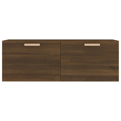 vidaXL Wall Cabinet Brown Oak 100x36.5x35 cm Engineered Wood