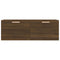 vidaXL Wall Cabinet Brown Oak 100x36.5x35 cm Engineered Wood