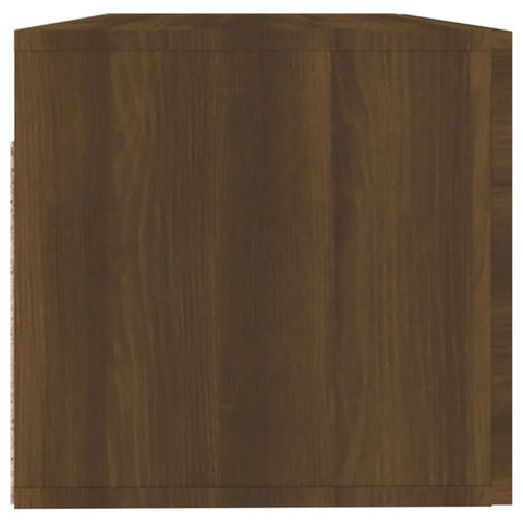 vidaXL Wall Cabinet Brown Oak 100x36.5x35 cm Engineered Wood
