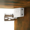 vidaXL Mirror Cabinet with LED Smoked Oak 76x15x55 cm