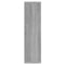 vidaXL Mirror Cabinet with LED Grey Sonoma 76x15x55 cm