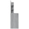 vidaXL Dressing Table with Mirror Grey Sonoma 74.5x40x141 cm