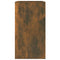 vidaXL Cosmetic Cabinet Smoked Oak 80x40x75 cm Engineered Wood