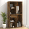vidaXL Cosmetic Cabinet Smoked Oak 80x40x75 cm Engineered Wood