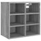 vidaXL Shoe Cabinet Grey Sonoma 52.5x30x50 cm