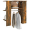 vidaXL Hallway Cabinet Smoked Oak 97.5x37x99 cm Engineered Wood