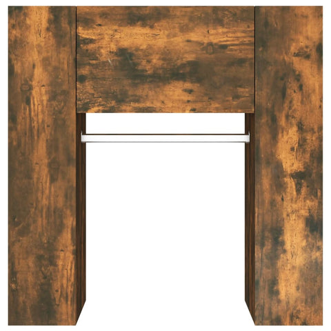 vidaXL Hallway Cabinet Smoked Oak 97.5x37x99 cm Engineered Wood