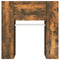 vidaXL Hallway Cabinet Smoked Oak 97.5x37x99 cm Engineered Wood
