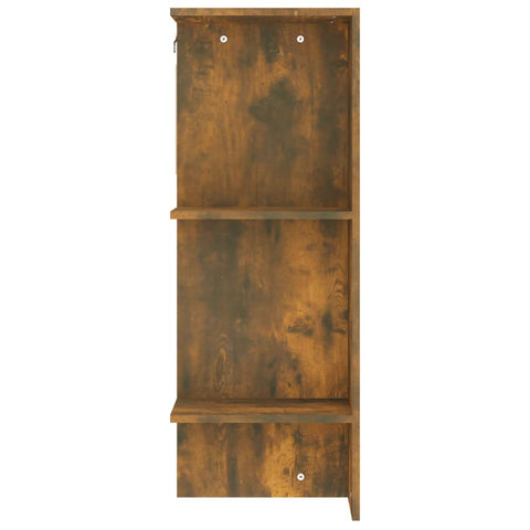 vidaXL Hallway Cabinet Smoked Oak 97.5x37x99 cm Engineered Wood