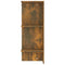 vidaXL Hallway Cabinet Smoked Oak 97.5x37x99 cm Engineered Wood