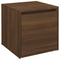 vidaXL Box Drawer Brown Oak 40.5x40x40 cm Engineered Wood