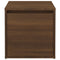 vidaXL Box Drawer Brown Oak 40.5x40x40 cm Engineered Wood