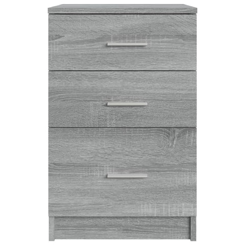 vidaXL Bed Cabinet Grey Sonoma 40x40x63 cm Engineered Wood