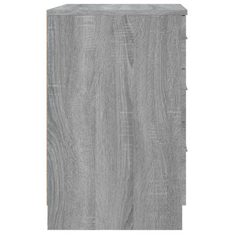 vidaXL Bed Cabinet Grey Sonoma 40x40x63 cm Engineered Wood