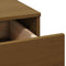 vidaXL Dressing Table Set with LED Honey Brown Solid Wood Pine