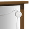vidaXL Dressing Table Set with LED Honey Brown Solid Wood Pine