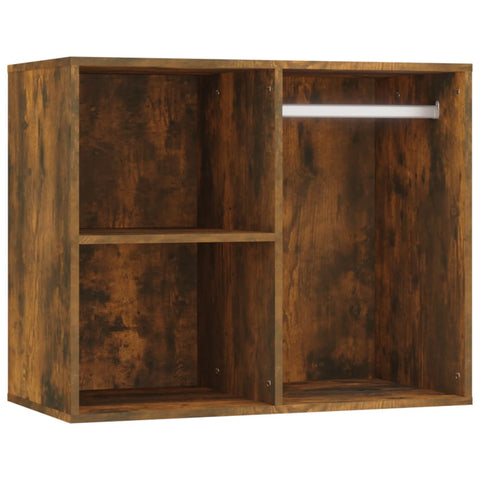vidaXL Dressing Table Set with LED Smoked Oak Engineered Wood