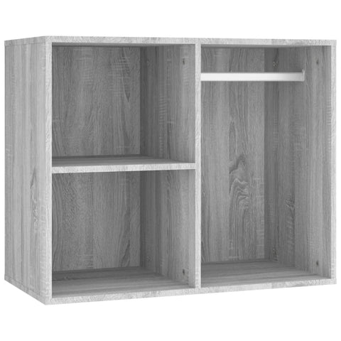 vidaXL Dressing Table Set with LED Grey Sonoma Engineered Wood