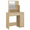 vidaXL Dressing Table Set with LED Sonoma Oak Engineered Wood