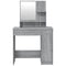 vidaXL Dressing Table Set Grey Sonoma 86.5x35x136 cm