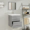 vidaXL Sink Cabinet with Built-in Basin Grey Sonoma Engineered Wood
