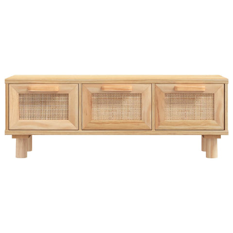 vidaXL Coffee Table Brown 80x40x30 cm Engineered Wood&Solid Wood Pine