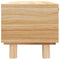 vidaXL Coffee Table Brown 80x40x30 cm Engineered Wood&Solid Wood Pine